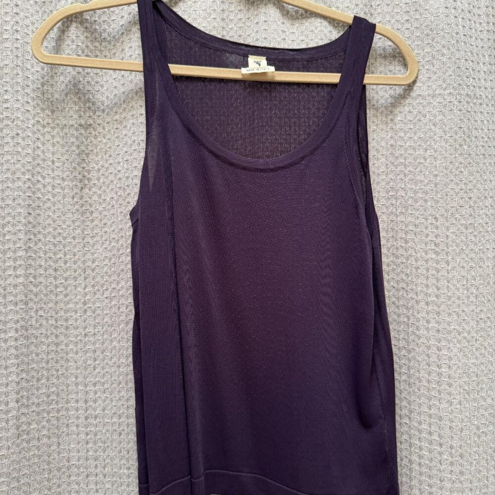 Vintage Hermes Purple Mesh Tank